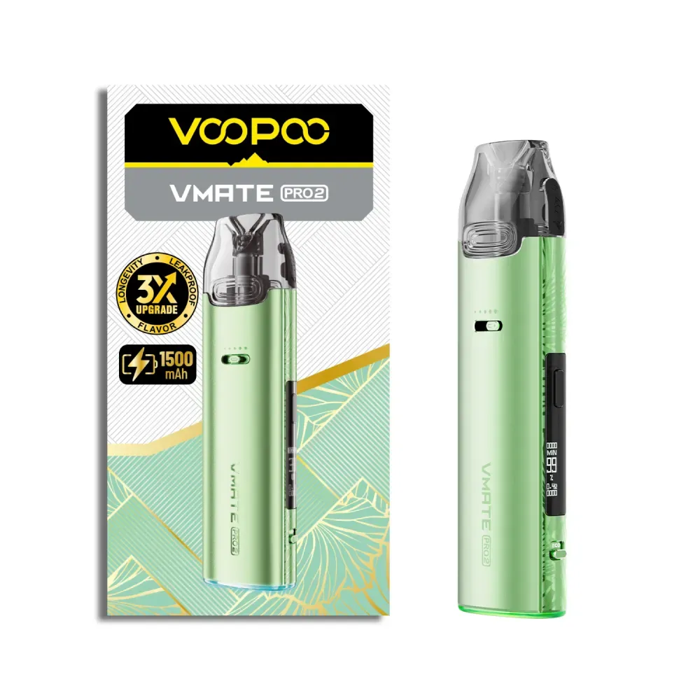 VOOPOO VMATE PRO2 注油主機｜30W雙模式・1500mAh快充｜台灣現貨 711到付